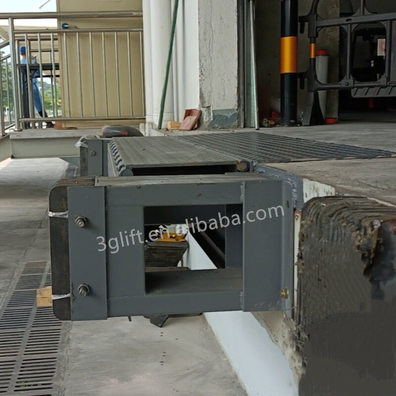 Telescopic Warehouse Dock Leveler - Hanmoke 6 Tons Mechanical Hydraulic Edge