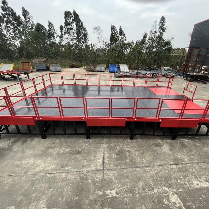 Modular Loading Dock Platform - Heavy Duty with Dock Leveler Electric Hydraulic