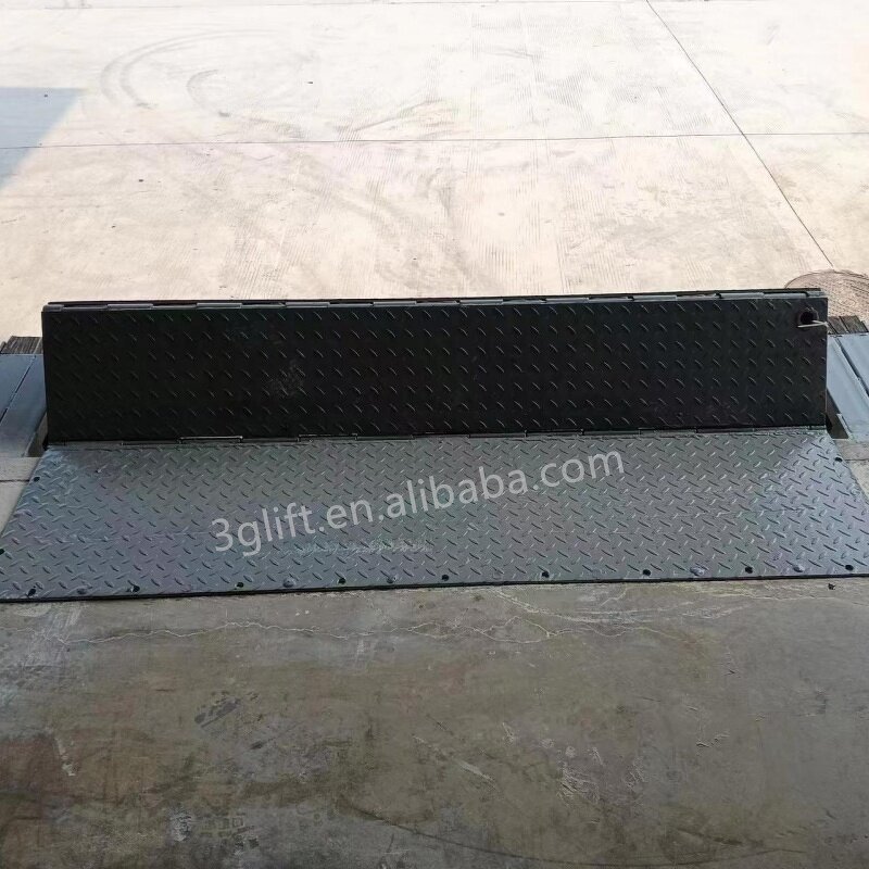Telescopic Warehouse Dock Leveler - Hanmoke 6 Tons Mechanical Hydraulic Edge