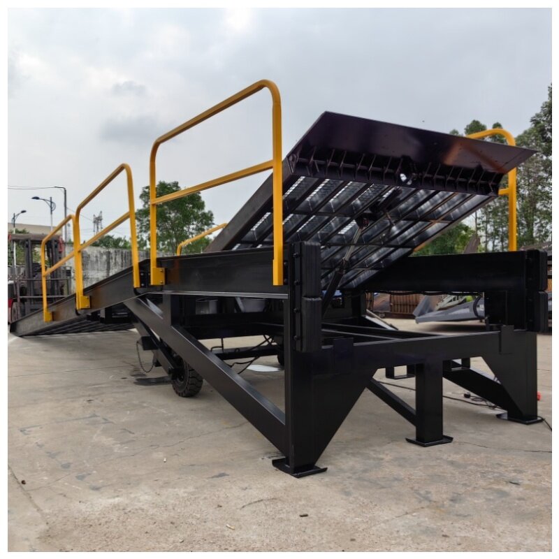 Mobile Hydraulic Loading Ramp - Hanmoke Steel Forklift Yard for Container