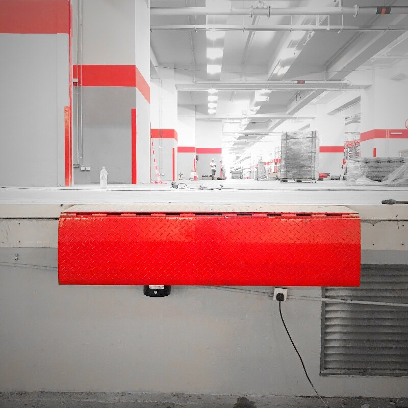 Telescopic Warehouse Dock Leveler - Hanmoke 6 Tons Mechanical Hydraulic Edge