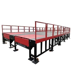 Modular Loading Dock Platform - Heavy Duty with Dock Leveler Electric Hydraulic