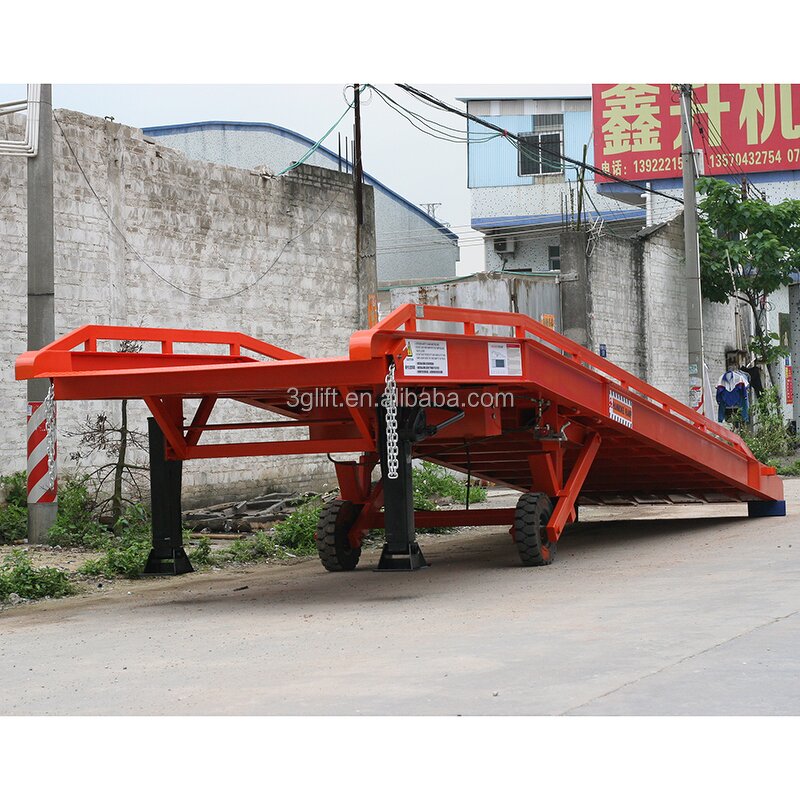 Hydraulic Yard Ramp - CE Approved 6-15ton Mobile Truck Container for Sale
