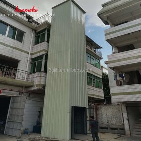 Residential Lift Elevator - Hanmoke 1.5ton Goods Lift 220V to 412V Hydraulic