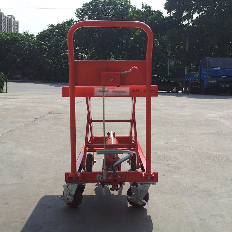 Manual Hydraulic Lift Table - Hand Office Factory Warehouse Carrier Movable Flat