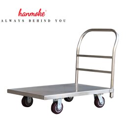 Stainless Steel Platform Trolley - Chinese Supplier Folding Four Wheel