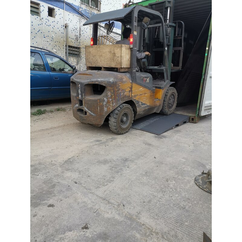 Forklift Container Ramp - Economy-Series 8Ton Steel Dock Plate Ground Level