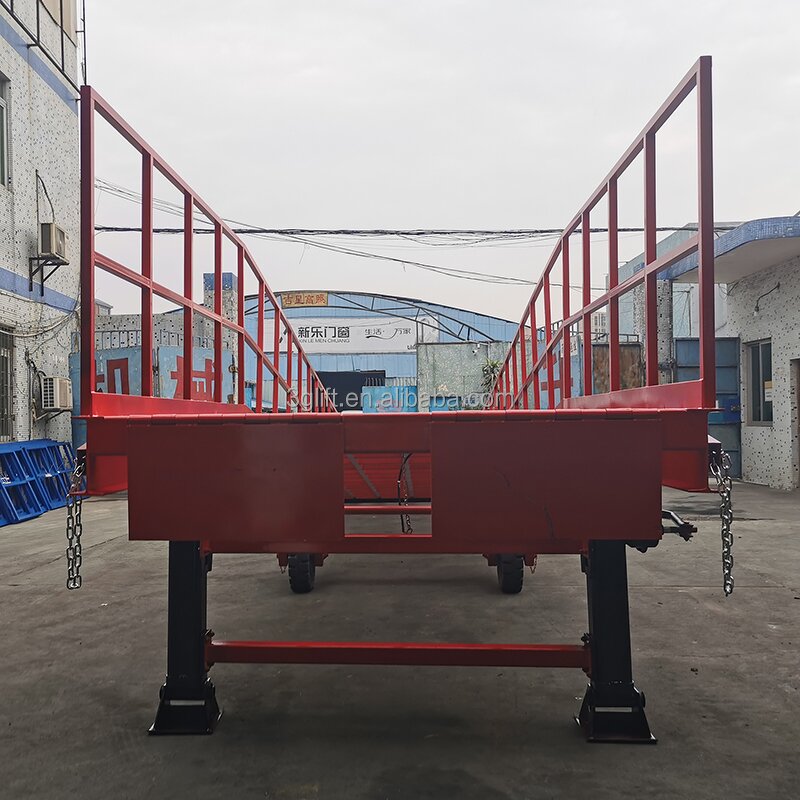 Container Loading Dock Ramp - 6t-12t Mobile Movable Hydraulic Dock Leveler