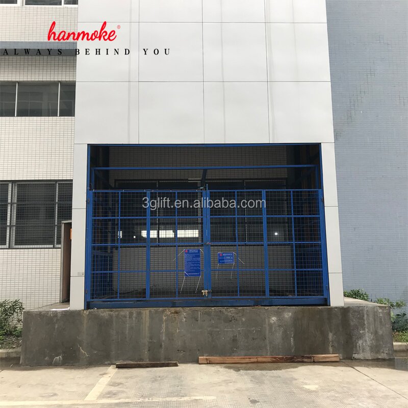 Cargo Lift - 2 Ton Capacity 3-20 Meters Electric Hydraulic Guide Rail Chain