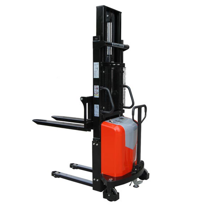 Semi Electric Forklift - 2 Ton 2m Electric Pallet Stacker Truck