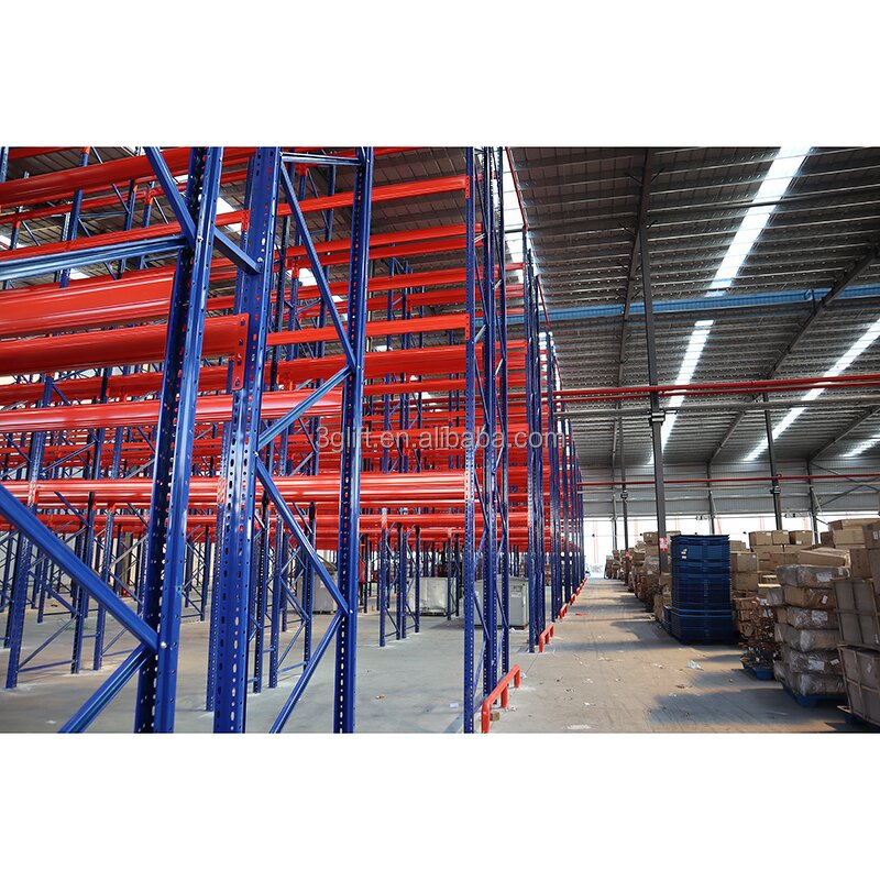 Steel Rack Warehouse Shelf - Heavy Duty Metal Sliding Holder