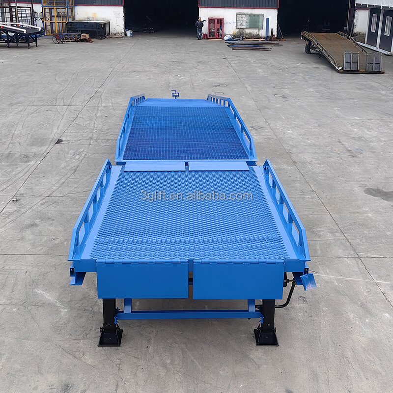 Dock Leveler Lift Ramp - 6 Ton to 16Ton Mobile Steel Movable Hydraulic Forklift