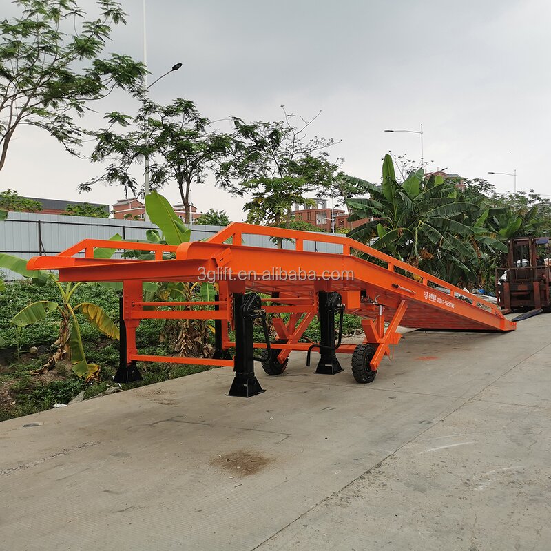 Mobile Hydraulic Yard Ramp - CE Certificate 4 Ton to 15 Ton for Container Sale