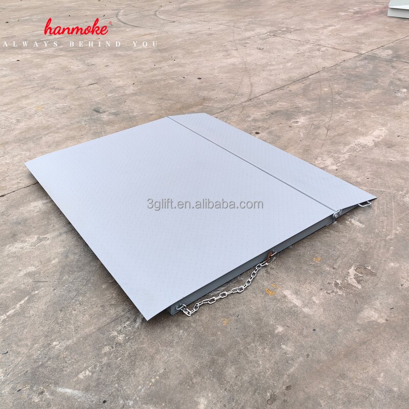 Shipping Container Ramp - Heavy Duty 6-10ton Capacity with Safety Chains