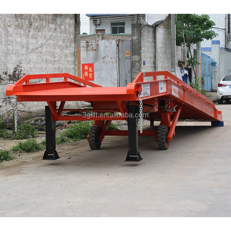 Hydraulic Yard Ramp - CE Approved 6-15ton Mobile Truck Container for Sale