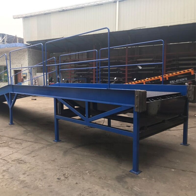 Fixed Loading Ramp - Customized with Dock Leveler Platform