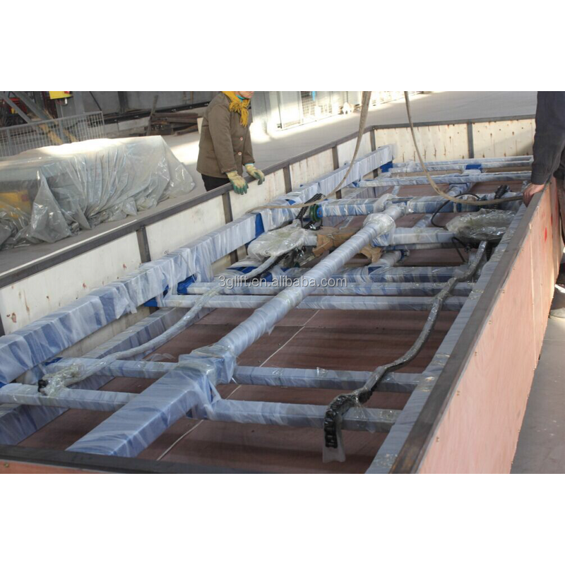 Portable Hydraulic Cargo Lift - Vertical Guide Rail Warehouse Manufacturer