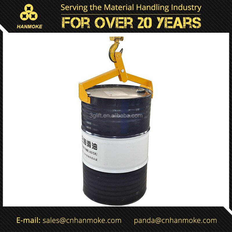 Manual Oil Drum Lifter - 350kg Steel Hoist Manufacturer