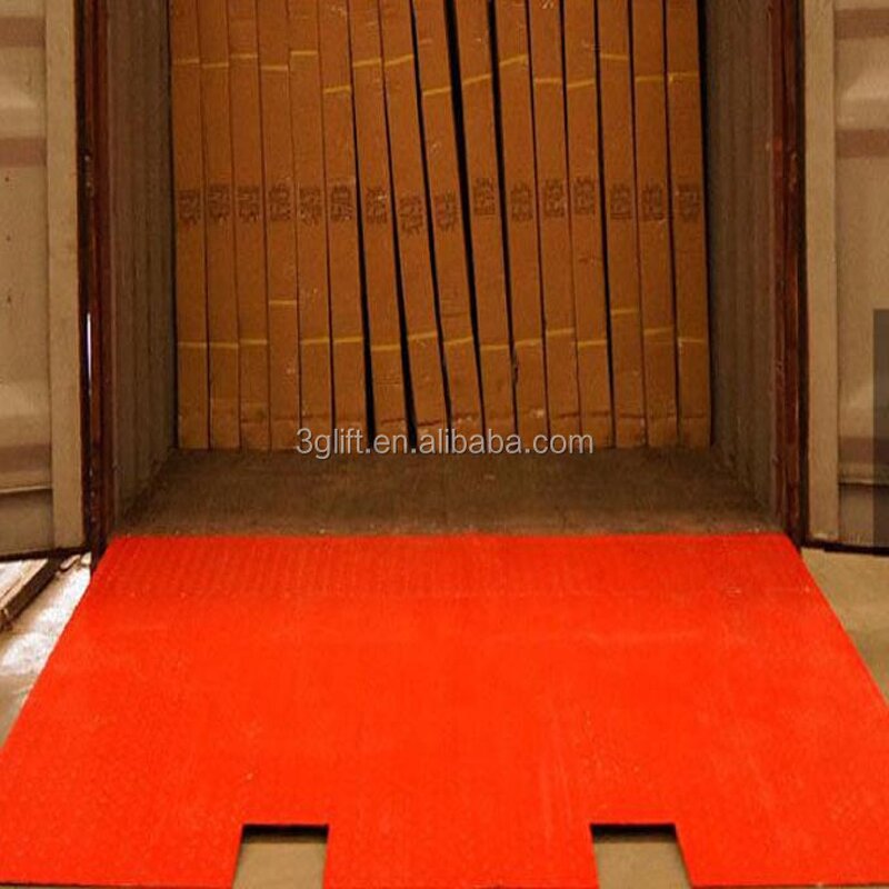 Ground Level Container Ramp - 6 Ton Capacity Steel Dock Board Heavy Duty