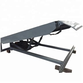 Stationary Hydraulic Dock Leveler - for Container Loading 16mm Thickness Swing Lip