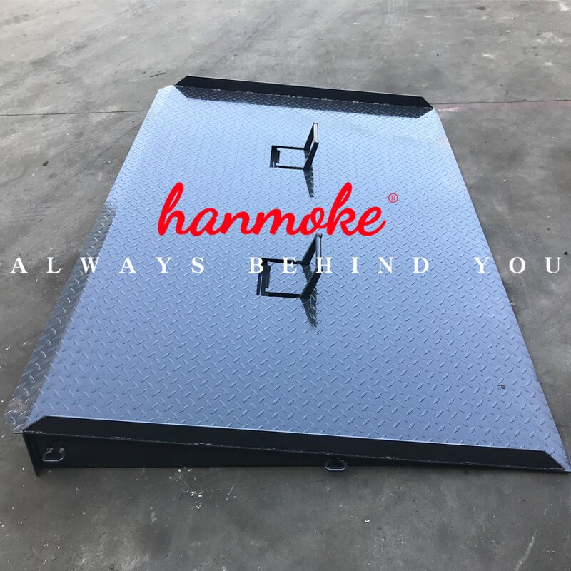 Forklift Container Ramp - Economy-Series 8Ton Steel Dock Plate Ground Level
