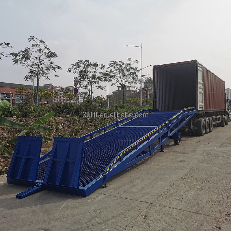 Hydraulic Mobile Yard Ramp - Loading Lifting Height for Forklift