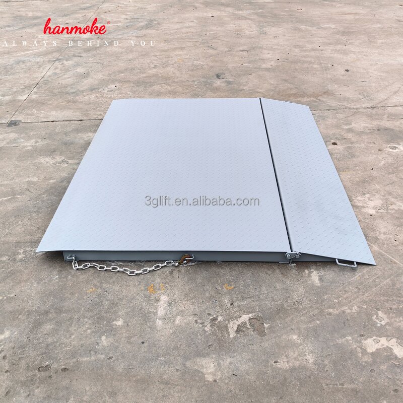 Shipping Container Ramp - Heavy Duty 6-10ton Capacity with Safety Chains