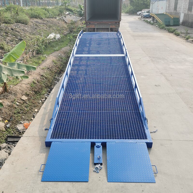 Hydraulic Mobile Yard Ramp - Loading Lifting Height for Forklift
