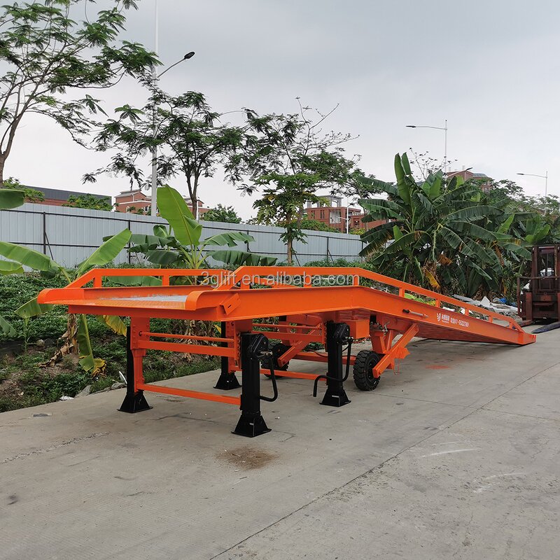 Mobile Hydraulic Yard Ramp - CE Certificate 4 Ton to 15 Ton for Container Sale