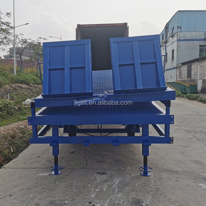 Hydraulic Mobile Yard Ramp - Loading Lifting Height for Forklift
