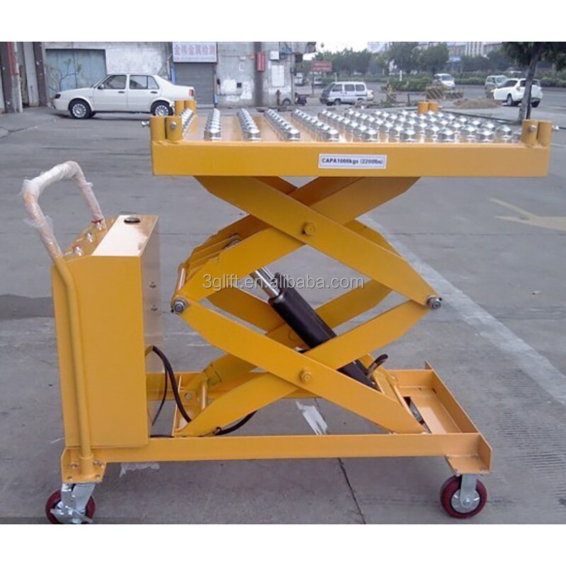 Hydraulic Electric Lift Table - Scissor Stationary Electronic Platform