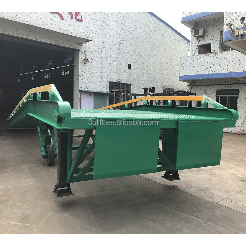 Movable Hydraulic Dock Leveler - Yard Forklift Vehicles Mobile Container Ramps