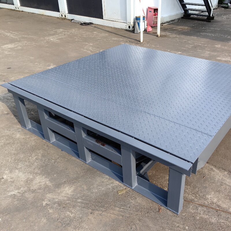 Manual Loading Dock Leveler - Mechanical Hydraulic 10 Tons Warehouse Edge for Truck