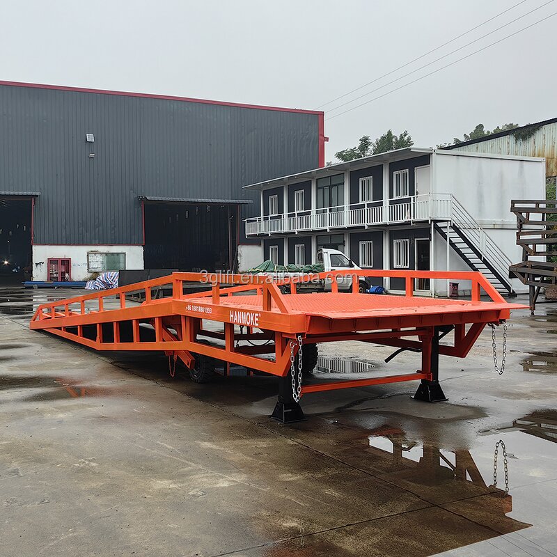 Hydraulic Truck Unloading Ramps - 12 Ton with Mobile Yard Ramp Loading