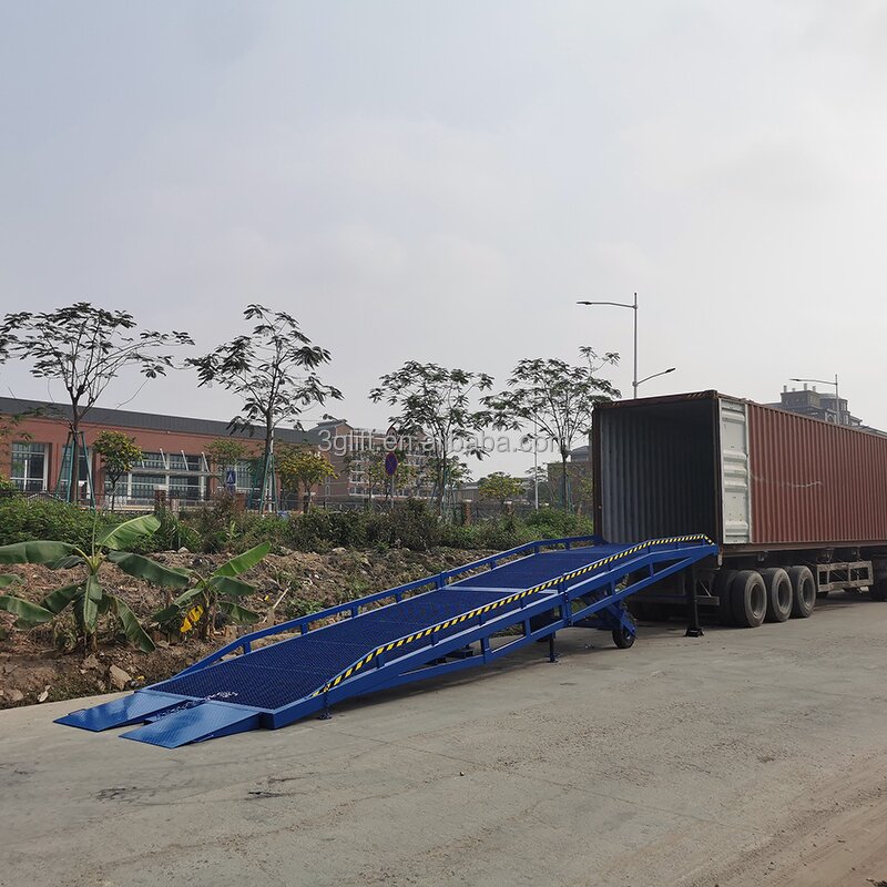 Hydraulic Mobile Yard Ramp - Loading Lifting Height for Forklift