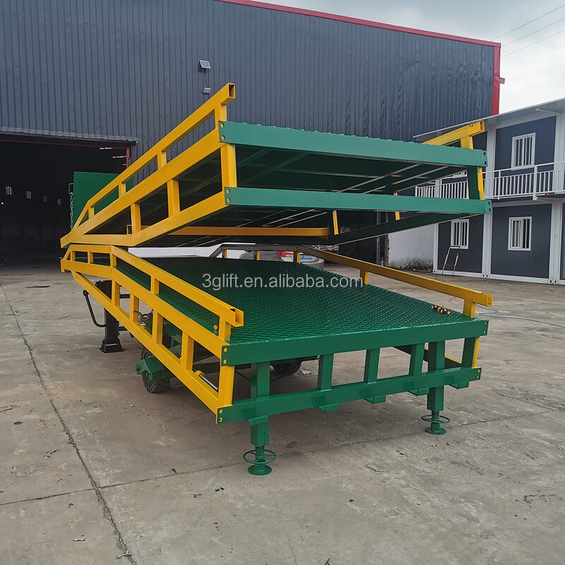 Hydraulic Mobile Dock Ramp - 10-16ton Container Loading Unloading Truck Load