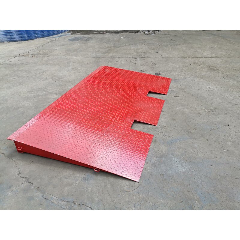 Container Ramp - 6000kg Capacity Heavy Duty Steel Dock Plate Red Color