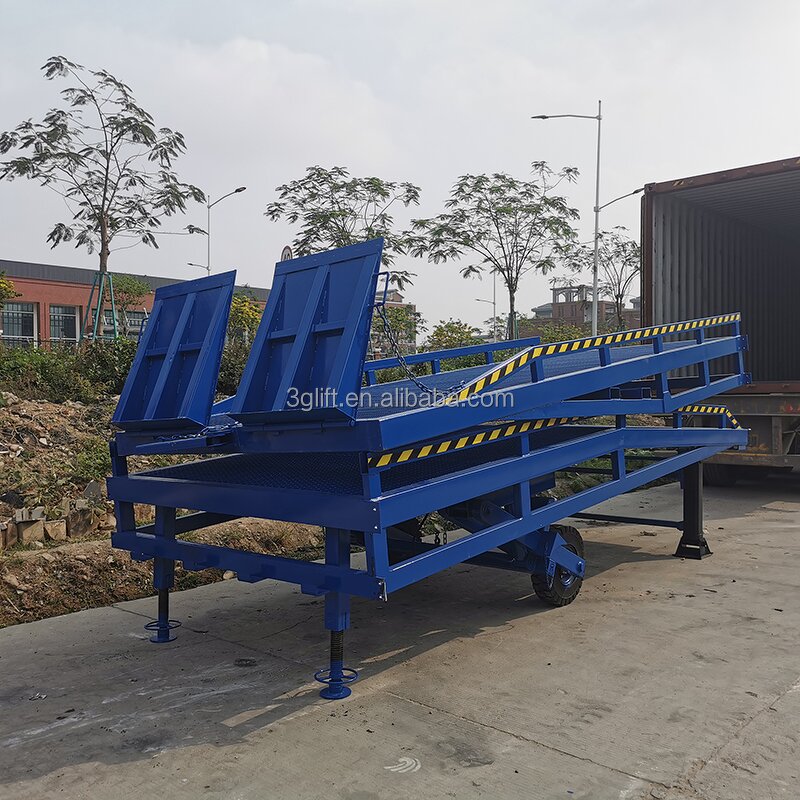 Hydraulic Mobile Yard Ramp - Loading Lifting Height for Forklift