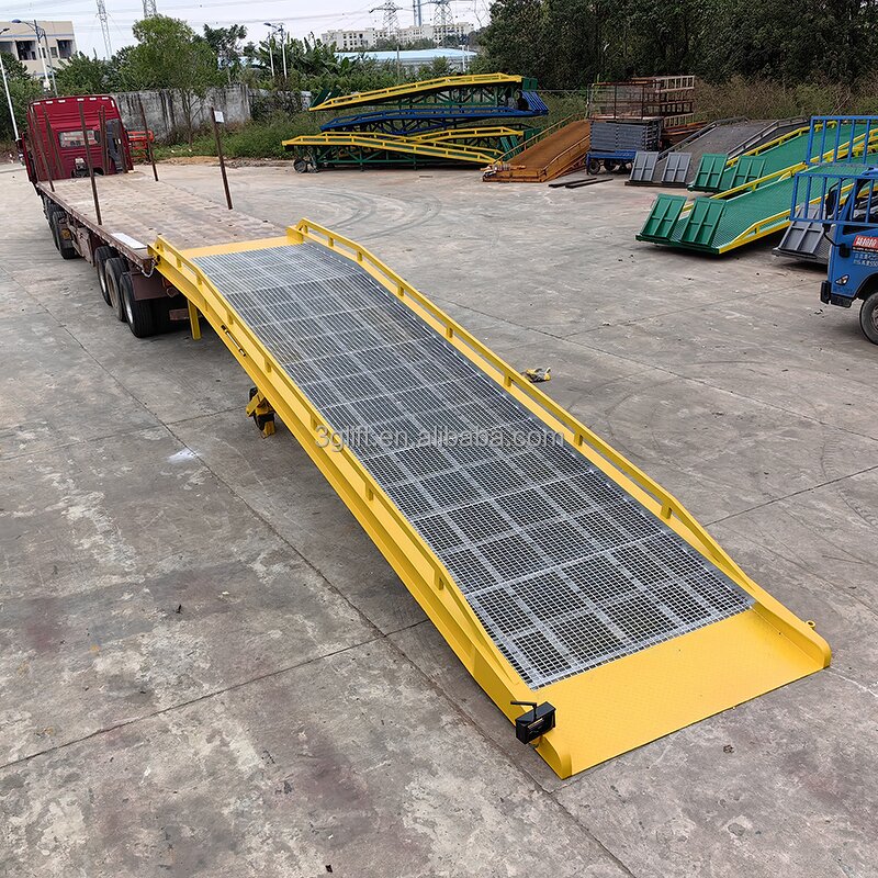 Mobile Truck Container Ramp - Adjustable CE ISO Approved 6-15ton Hydraulic for Sale