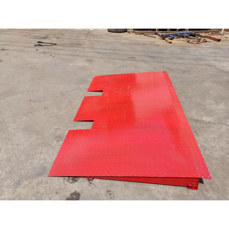 Container Ramp - 6000kg Capacity Heavy Duty Steel Dock Plate Red Color