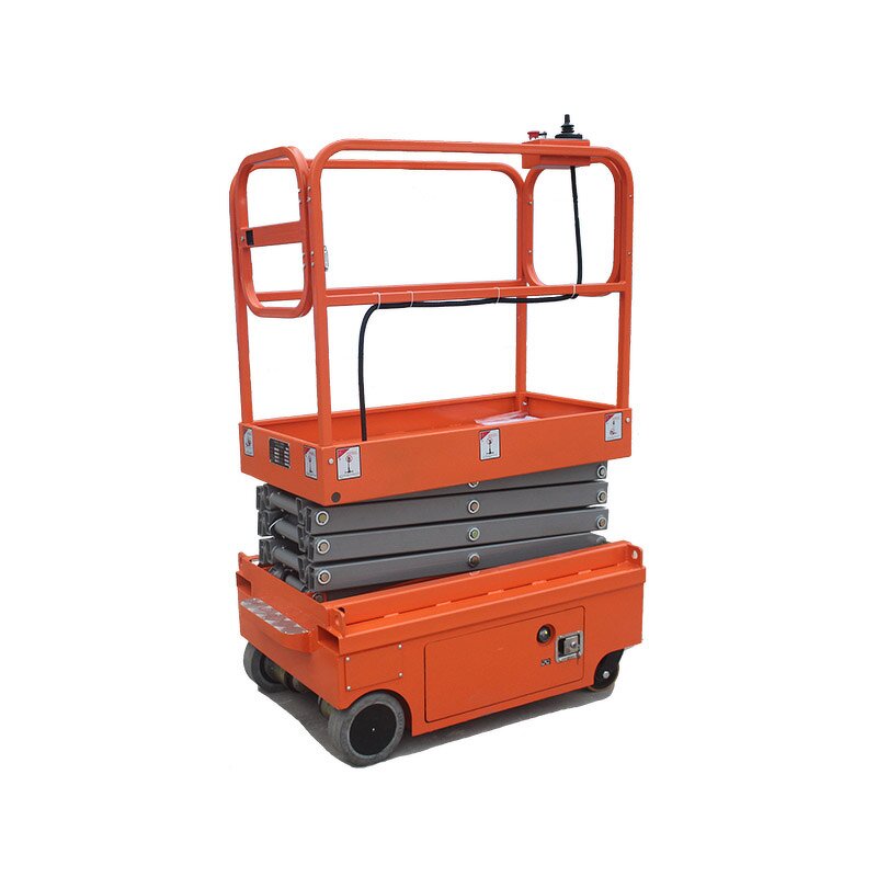 Scissor Lifter Platform Manufacturer - Indoor Mini Body Easy Operation Non-Marking Tyre Battery Power