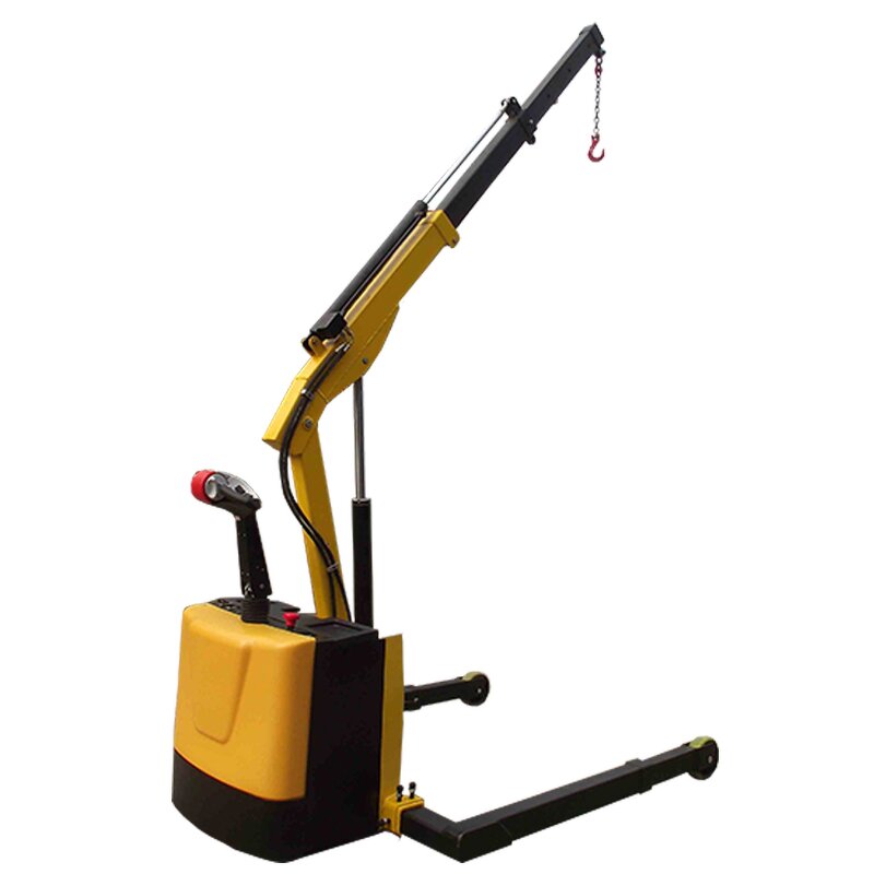 Floor Crane Manufacturer - CE Approved Electric Rotating 3.18M 900kg Hydraulic Lifter