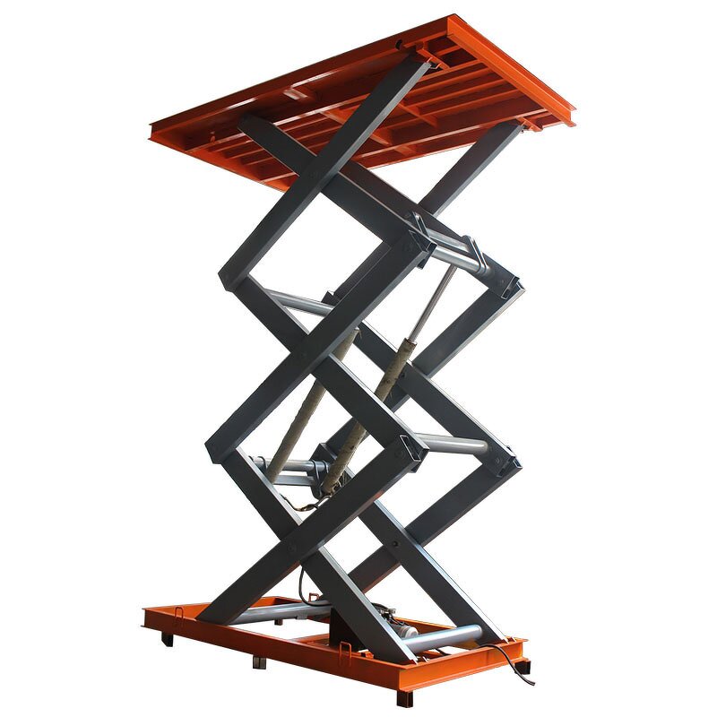 Scissor Lift Table Manufacturer - Electric 8 Ton Load Capacity Fixed Foldable Mini Platform