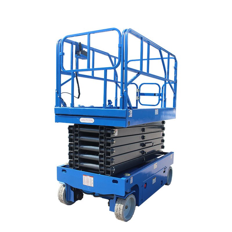 Scissor Lift Manufacturer - Hydraulic with Electric 24V Power Compact Structure Intelligent Battery Charger