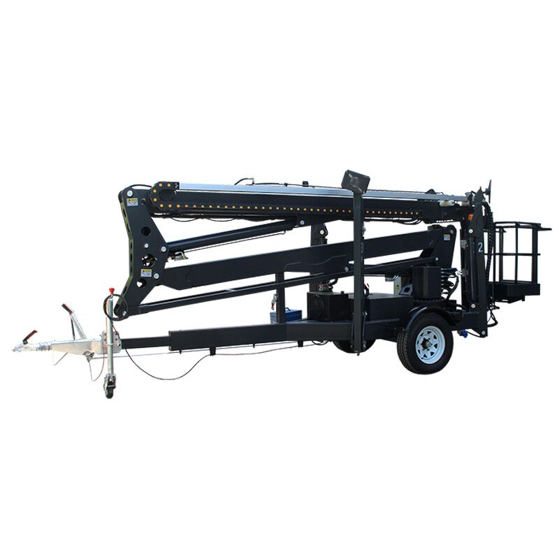 Spider Lift Platform Manufacturer - 24m Hot Sell Towable Vehicle Mounted with 360 Rotation