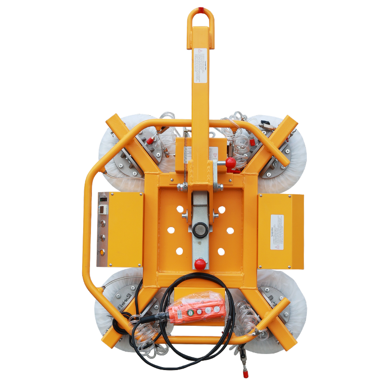 Vacuum Suction Cup Lifter Manufacturer - Dual Circuit Electric Compact Manual Rotation for Construction Site