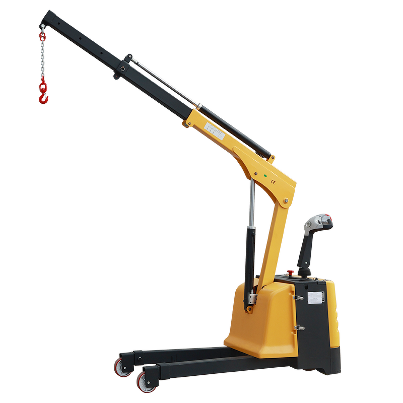 Hydraulic Lifter Machine Manufacturer - Strong Power Floor Crane 3.57m Lifting Height Motor Hydraulic