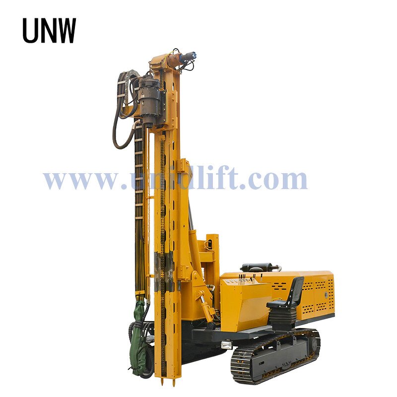 Screw Pile Driver Manufacturer - UNW Machinery Diesel Crawler Tracked
