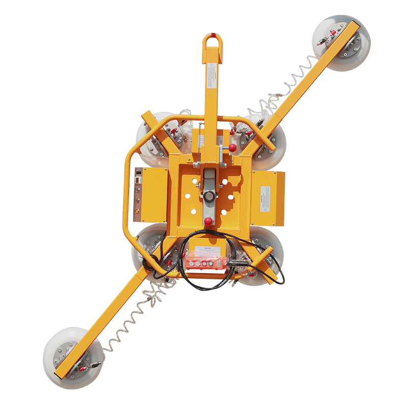 Vacuum Lifter Manufacturer - Small Electric Battery 600kg 6Pcs Dual Circuit for Glass Installing