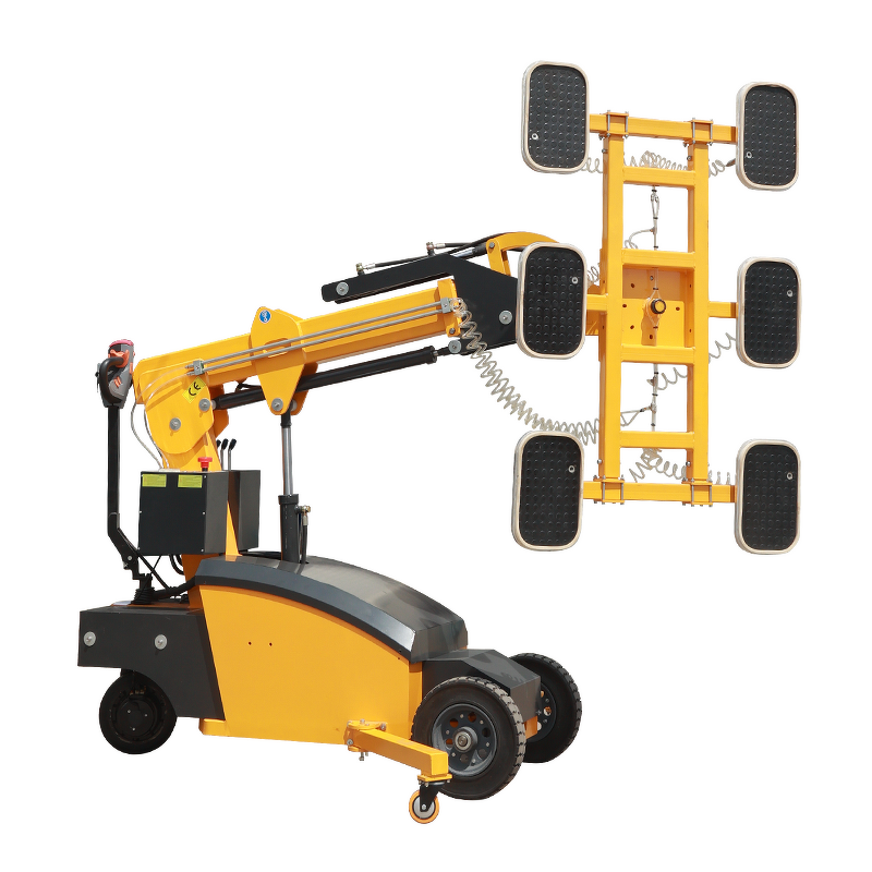Vacuum Lifter Manufacturer - CE Approved Spongy Suction Cup 360 Rotation Metal Lifting Crane